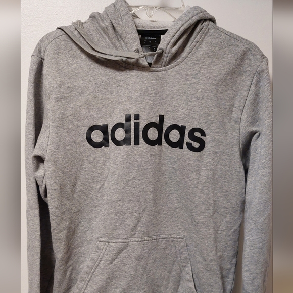 ADIDAS Gray Pullover Hoodie - Picture 2 of 8